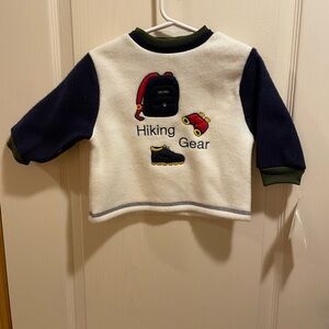 NWT Vintage Lovespun Hiking Gear fleece long sleeve/crewneck